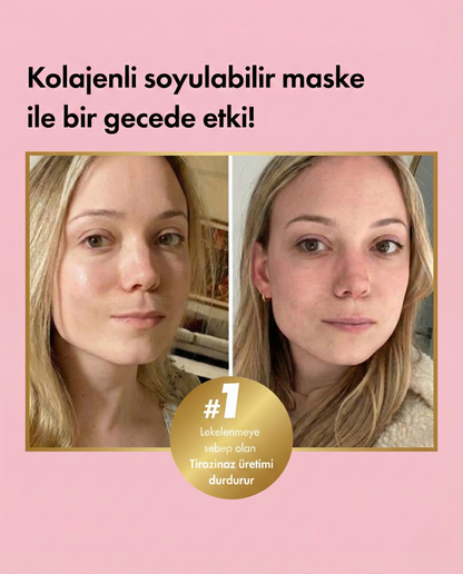 Cam Cilt Etkili Kolajen Gece Maskesi