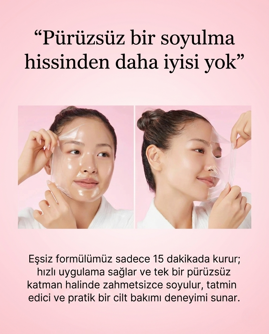 Cam Cilt Etkili Kolajen Gece Maskesi